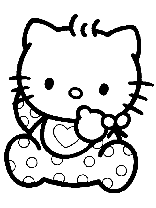 Hello Kitty kolorowanki